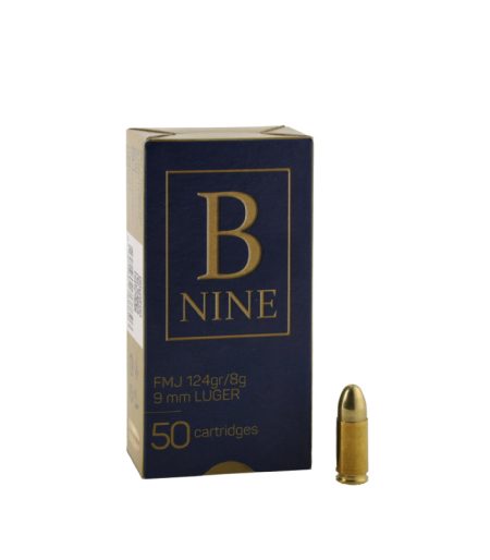 Pištoljski metak B NINE kalibar: 9mm Luger 124 GR FMJ