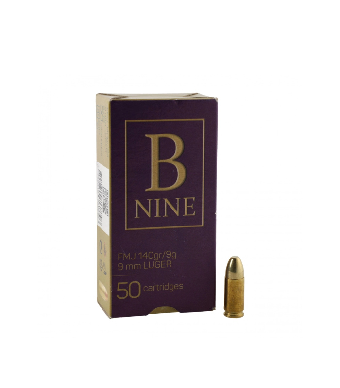 Pištoljski metak B NINE kalibar: 9mm Luger 140 GR FMJ